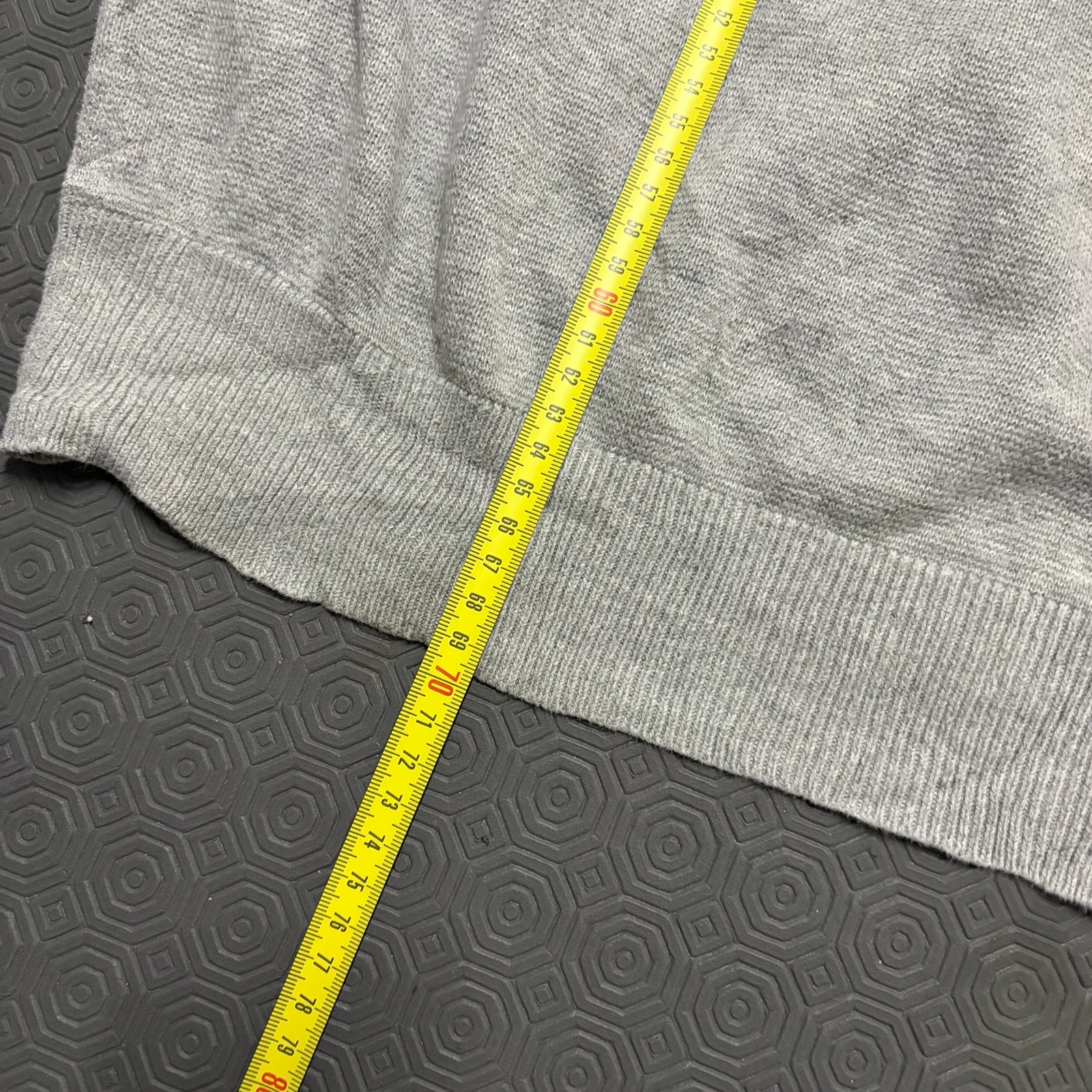 Gray V-Neck Knitwear Sweater XL – photo 8